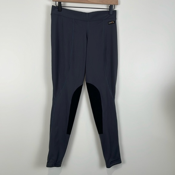 Kerrits Kids Large Performance Knee Patch Riding Pants Tight Equestrian Breeches - Picture 1 of 9